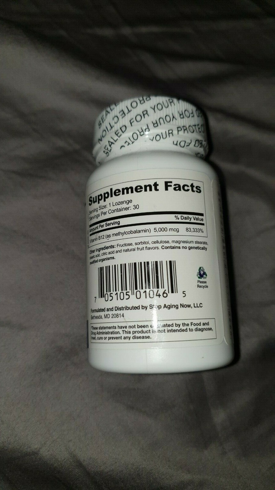 - MAX-B12 Vitamin B12 Lozenges 5000 mcg - Supports Cognitive Health and Energy -