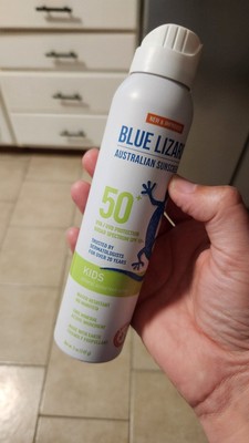 Blue Lizard spray sunscreen