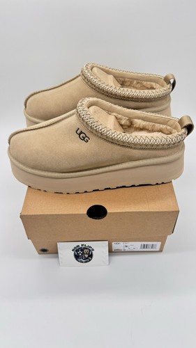 Pre-owned Ugg Womens  Tazz Mustard Seed Platform Clog Size 9w 1122553 In Yellow