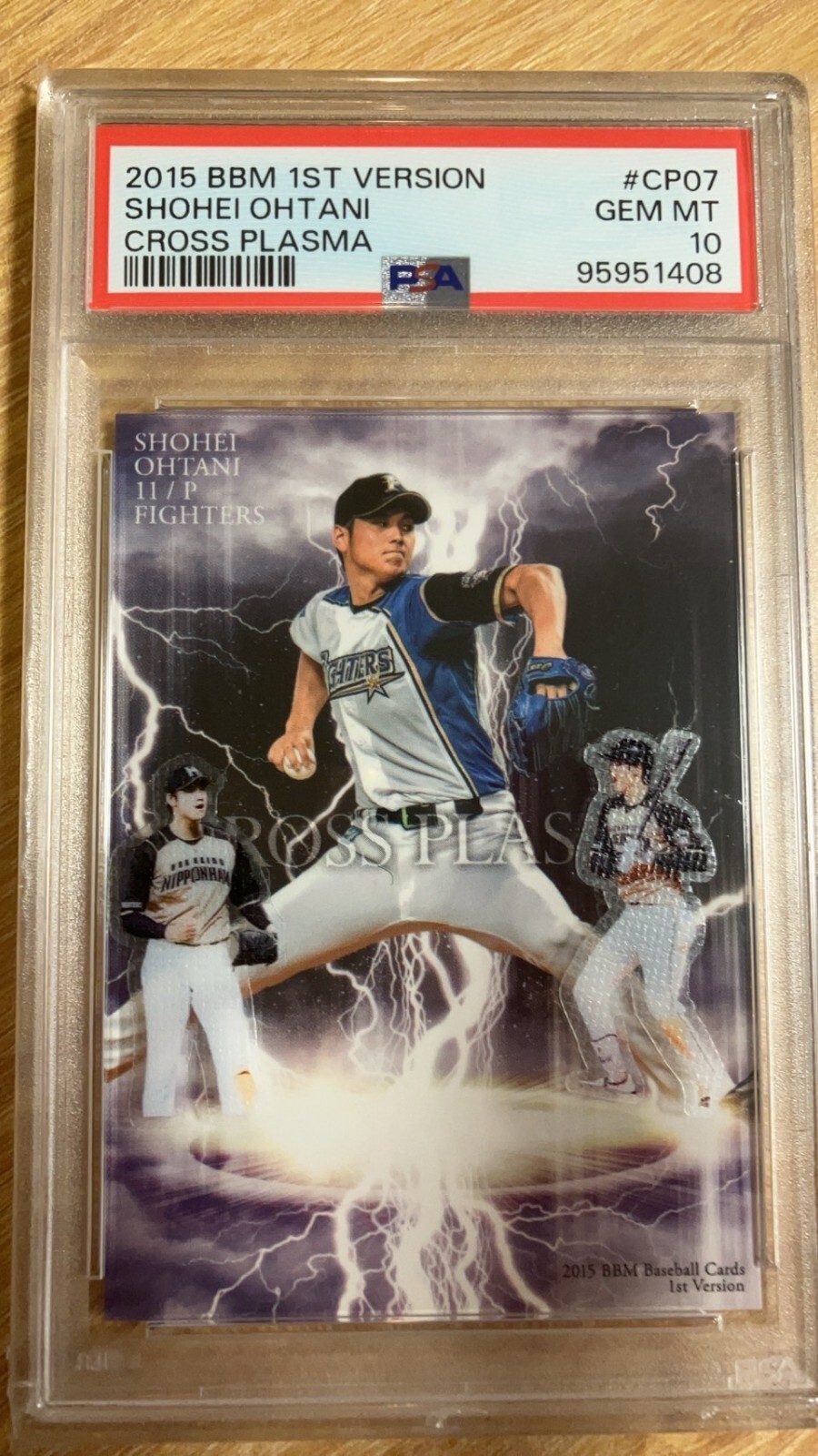 BBM 0 1st Cross Version Baseball Japanese 大谷翔平 ⁄ Cards: PLASMA