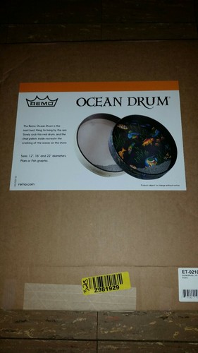 Remo Ocean Drum Clear 2.5 In x 16 In