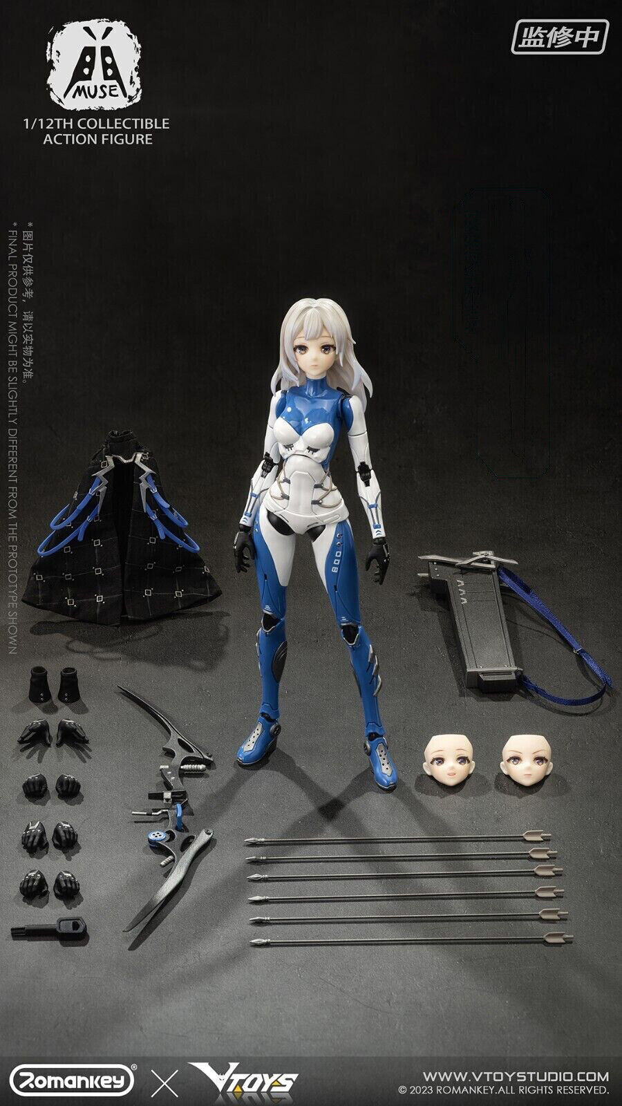 Romankey x Vtoys 1/12 ミューズ MUSE In Stock New Romankey x VTOYS 1/12 MUSE 6