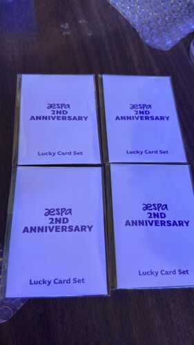 aespa 2nd Anniversary OFFICIAL MD GOODS Lucky Card Set + aespa 2nd Anniversary OFFICIAL MD GOODS Lucky Card Set +