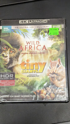Wild Africa Tiny Giants 4K Ultra HD  Blu-Ray New Sealed