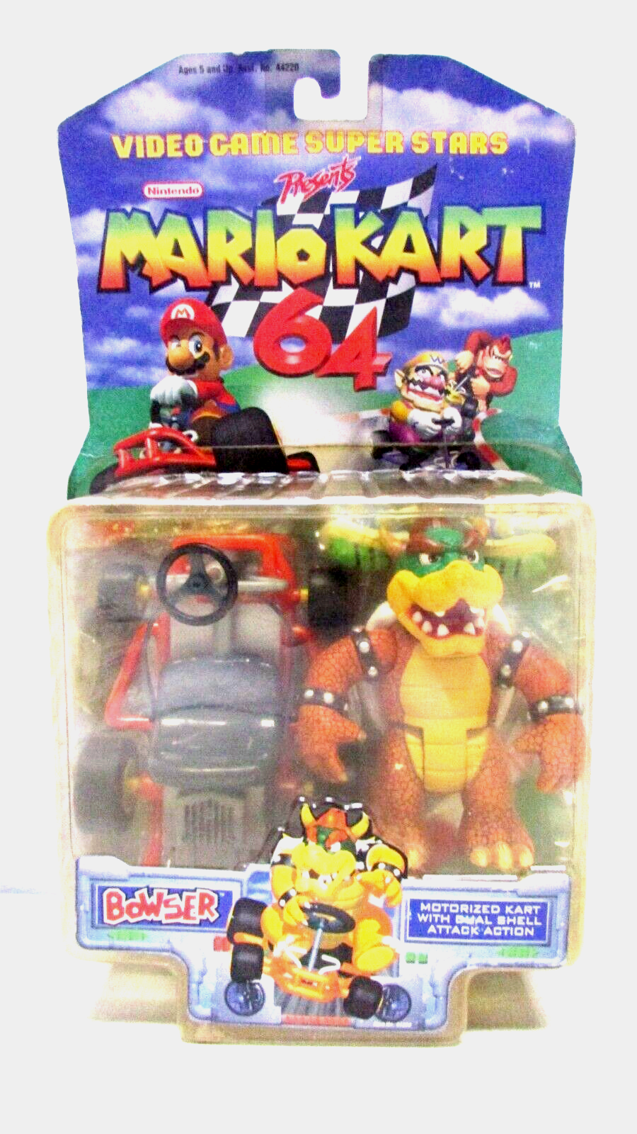 Toy Biz Mario Kart 64 Figure Bowser Nintendo Super Stars Toy Biz Mario Kart 64 Figure Bowser Nintendo Super Stars