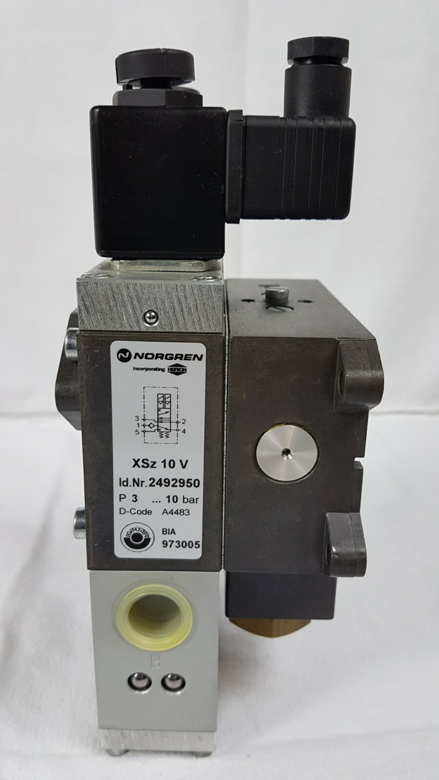 Norgren 2492950 Herion - XSz-10-V - 3..10bar - D-code A4483 Norgren 2492950 Herion - XSz-10-V - 3..10bar - D-code A4483
