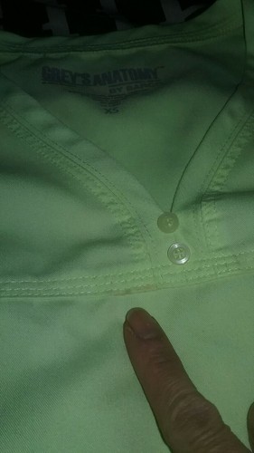 Grey's Anatomy Womens active Scrub Set - Top Size XS - Pants Size XS petite