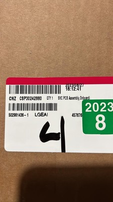 CSP30242880 LG Main Electronic Control Board New