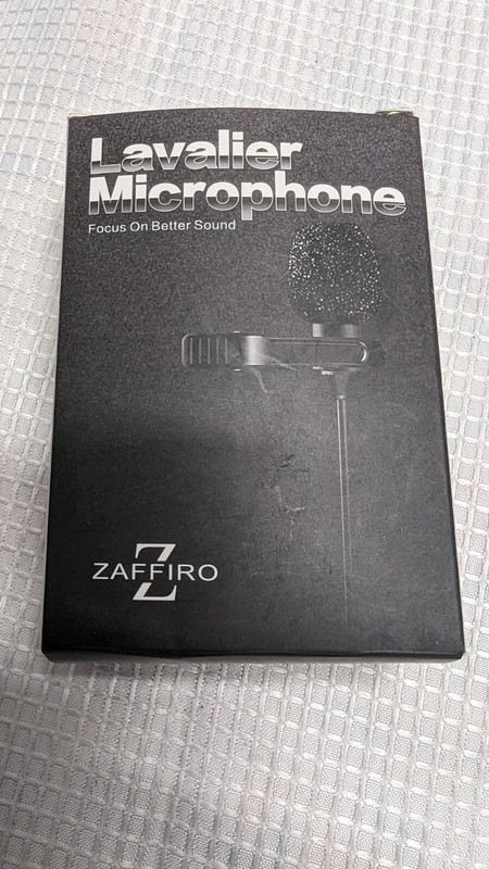 Zaffiro USB-C Lavalier Lapel Microphone Clip. Still In Box. Podcasting/Vlogging