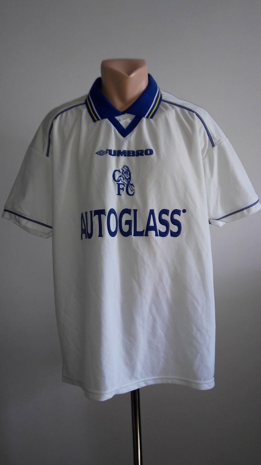 ウェア 1998-00 Umbro Chelsea Away S/S Shirt M CHELSEA 1998 2000 AWAY FOOTBALL SHIRT SOCCER JERSEY UMBRO sz
