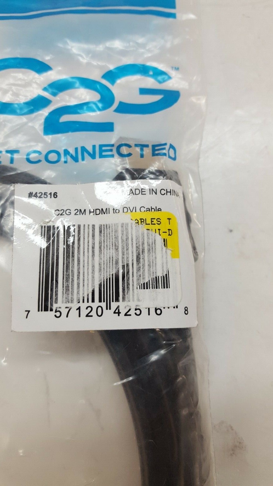 C2G 42516, 2M HDMI to DVI Video Cable