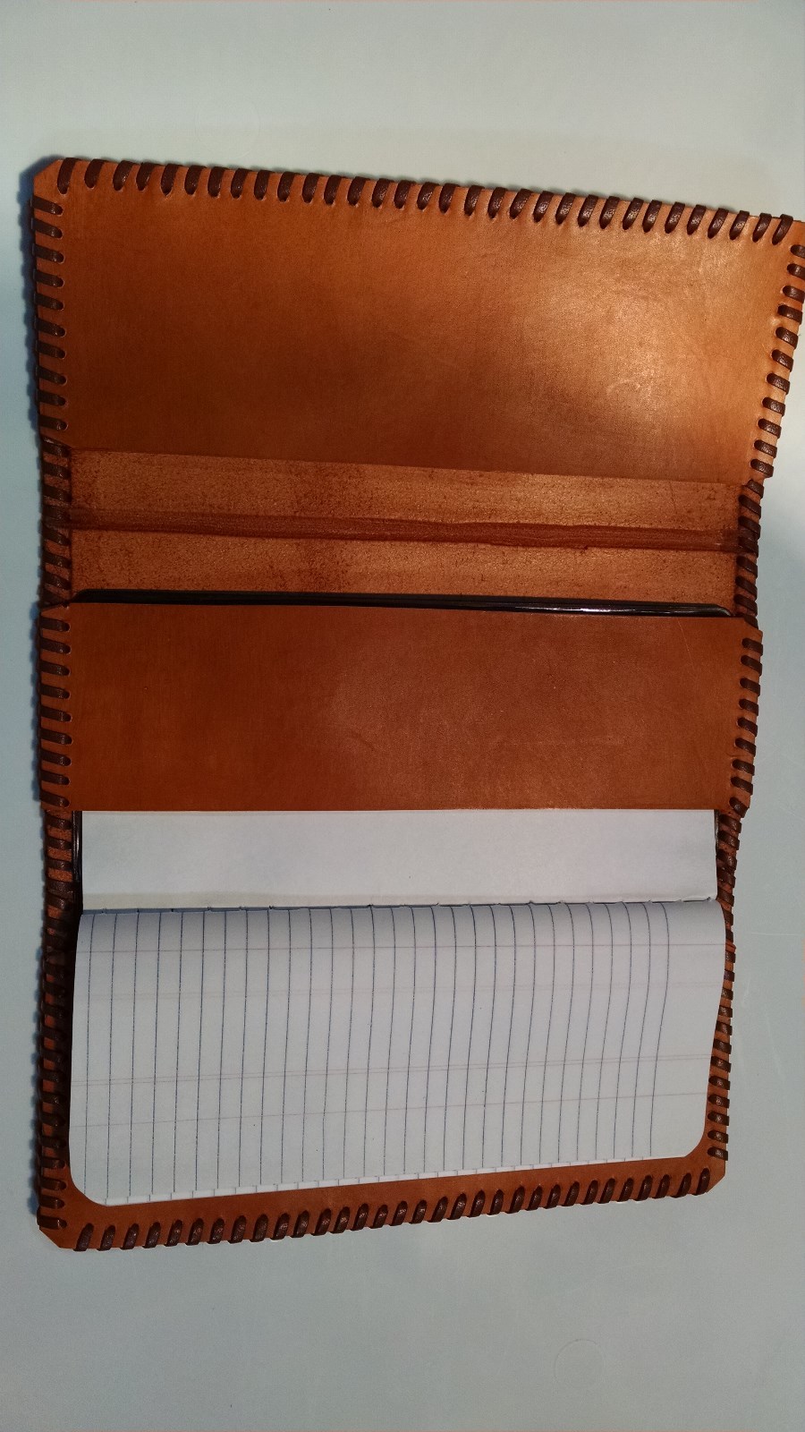 Oil Field Leather Pipe Tally Book Cover 8.75