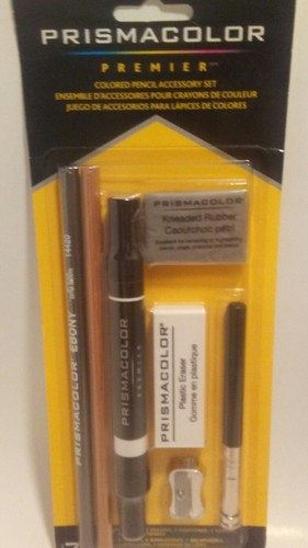 X2 7 Piece Prismacolor Premier Art Set, Pencils, Erasers, Sharpeners, Marker