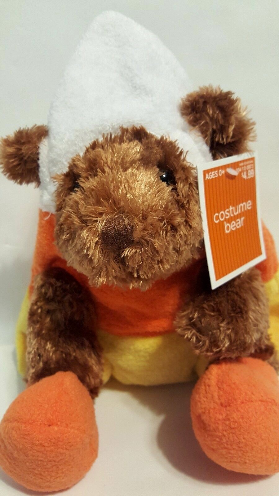 Target Costume Stuffed Plush Bear Candy Corn Fall 2011 10 inches