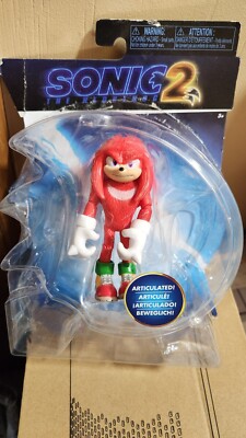 Sonic the Hedgehog 2 Movie Knuckles Action Figure 4'' Jakks Kids Toy NEW 