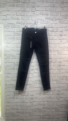 Women s Blank NYC Black Beauty Skinny Zipper Design Jeans NWT 29