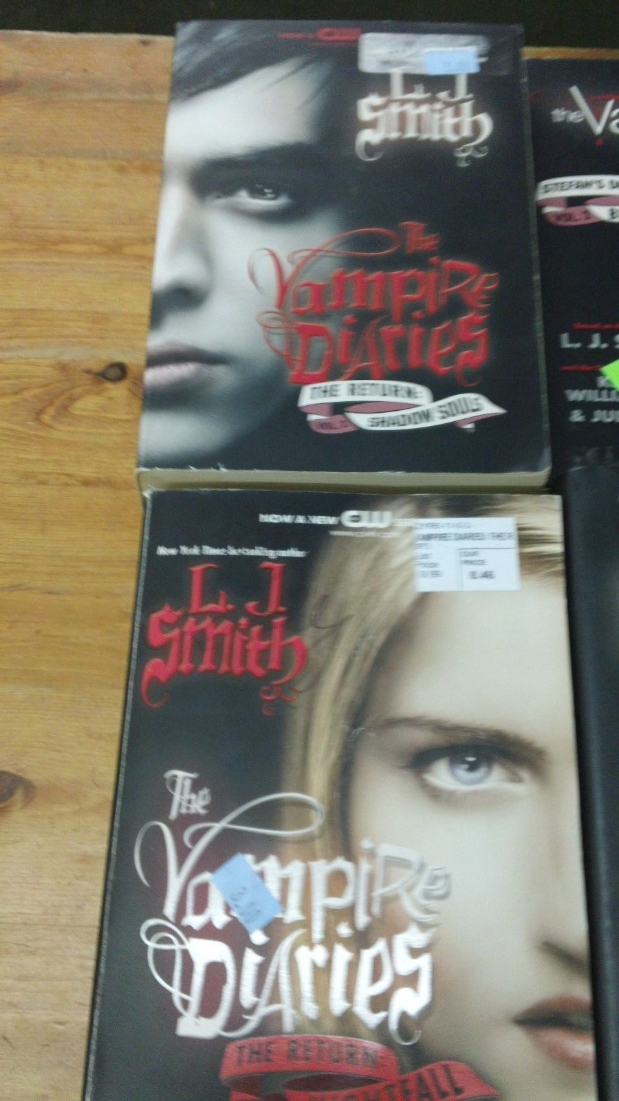 6-The Vampire Diaries Book Lot!! L.J.Smith!! Teen Fantasy!