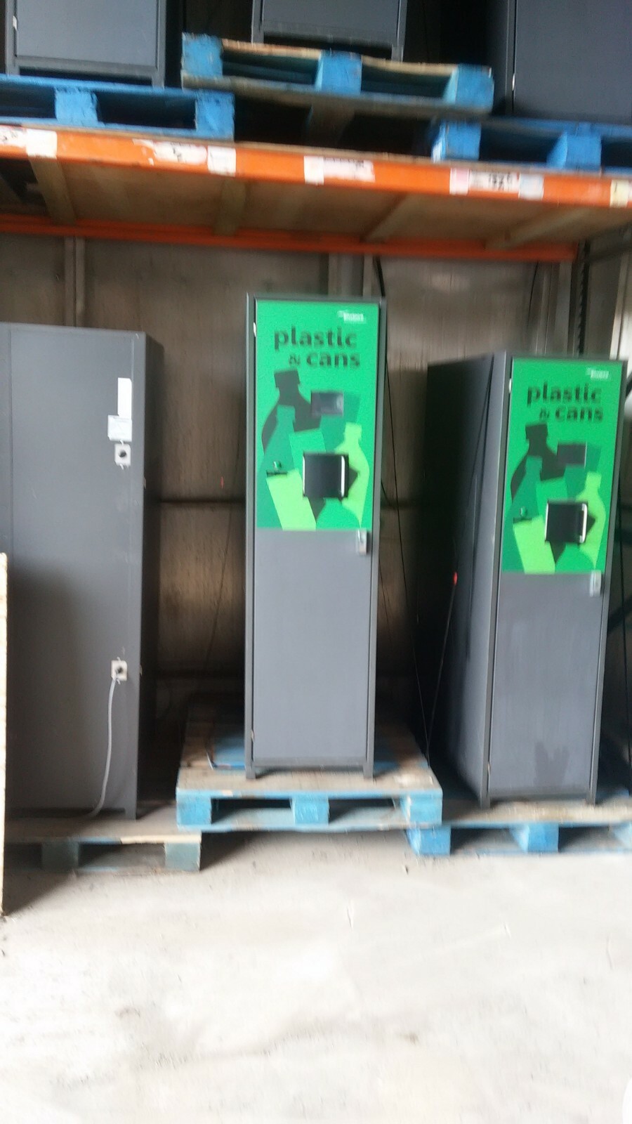 Can Plastic Recycling Machines Lot of 6 for Cans Plastic REVERSE Vending Recycle