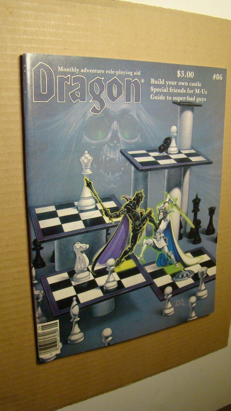 DRAGON MAGAZINE 86 *NM- 9.2 OR BETTER* CASTLE MODEL ATTACHED DUNGEONS DRAGONS