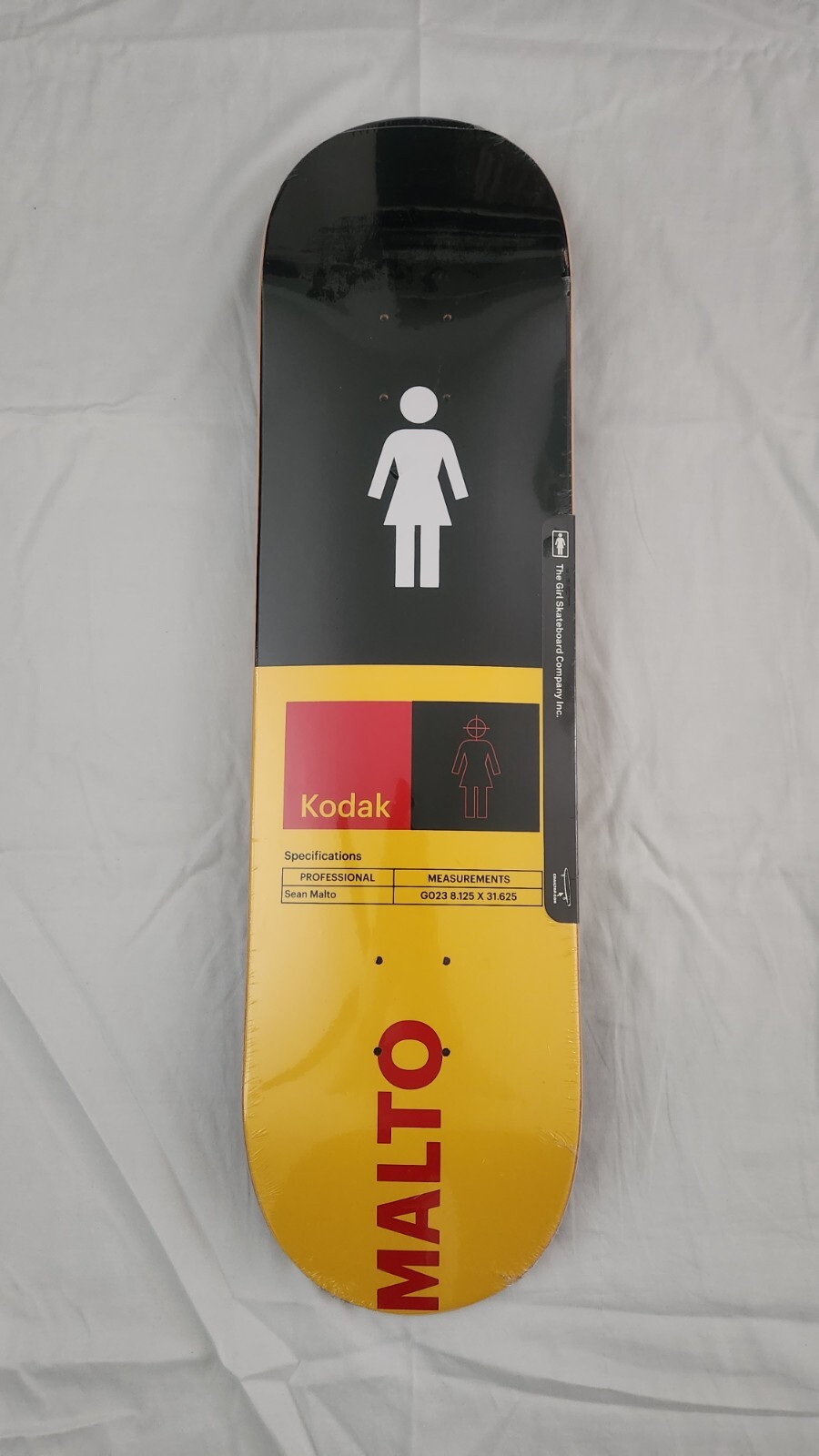 Sean Malto Kodak Skateboard Deck 8.125x31.625