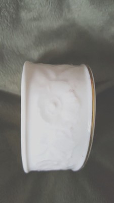 Royal Doulton Bone China Trinket Box Heart Flowers Cream Colored England