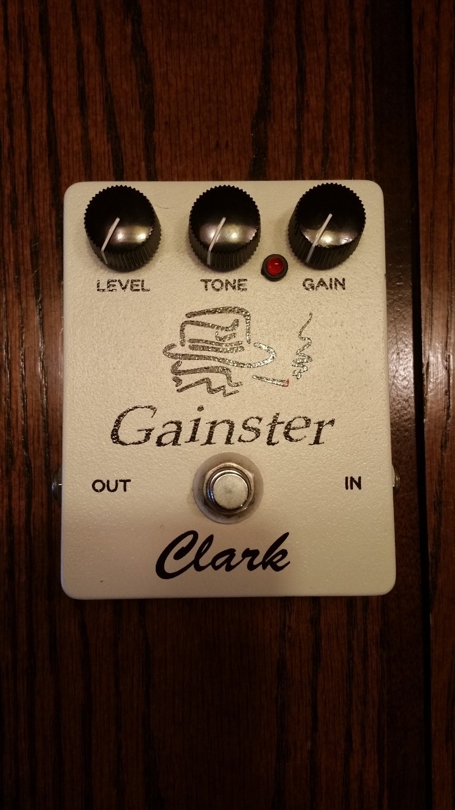 Clark Barber Gainster Overdrive Distortion Pedal     Signed