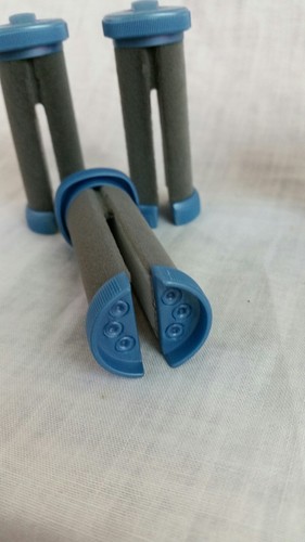 Conair Ion Shine Replacement Lot Of 6 Small Soft Velvety Rollers CHV261X Curlers