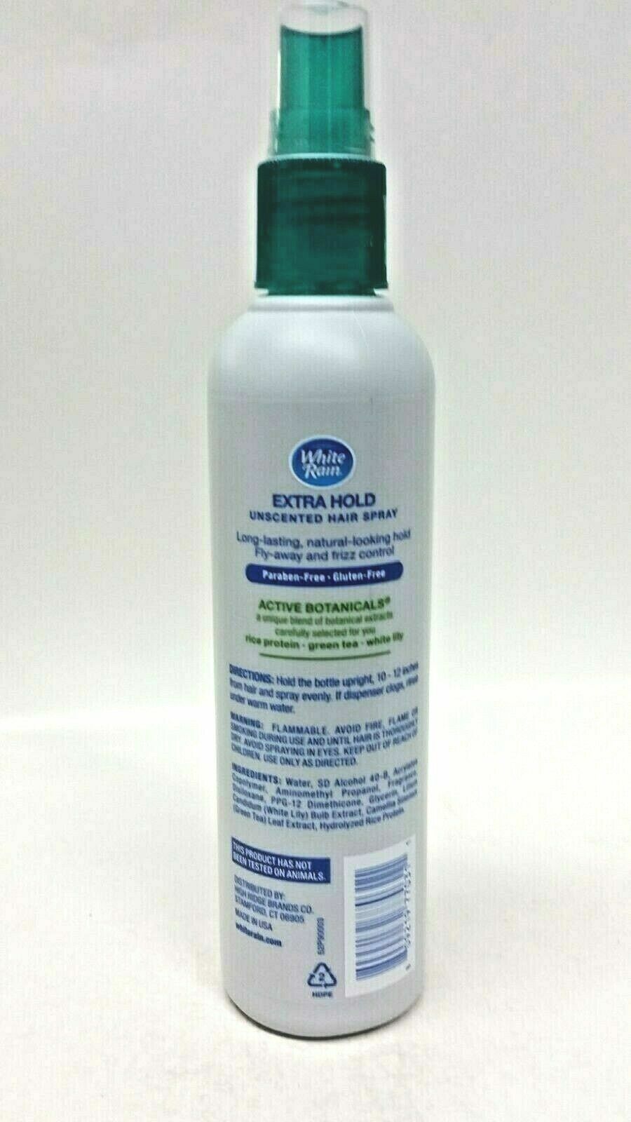 White Rain Advanced Formula Extra Hold Hair Spray Spritz 7 oz Each  - Lot of 2 -