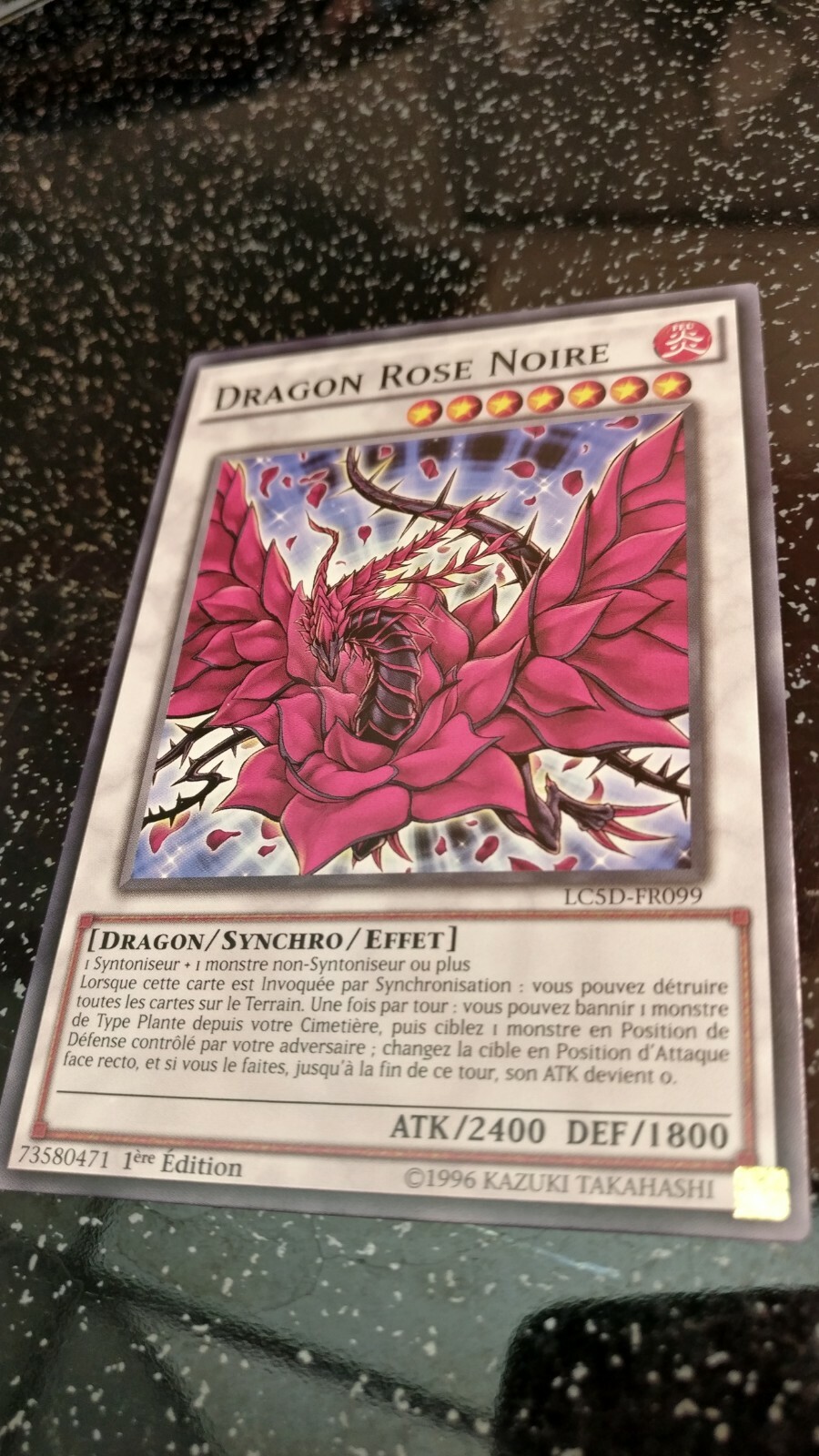 ♡ Rose Dragon 1x Yu-Gi-Oh! FRENCH Black Rose Dragon - LC5D-FR099 - Common
