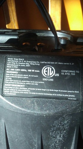 AMERICAN DJ Snap Shot II 2 High-Powered Variable Speed Xenon Strobe Light