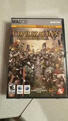 Sid Meier's Civilization IV: Warlords Mac with Manual (Apple, 2006)
