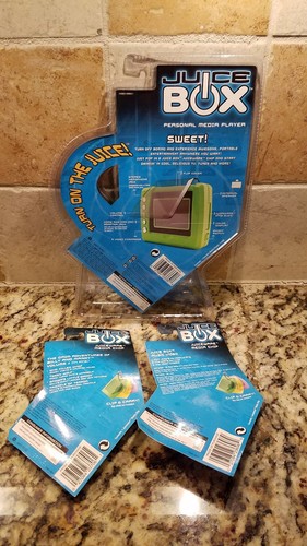 VINTAGE JUICE BOX PERSONAL MEDIA PLAYER -STARTER KIT W/ EXTRAS BRAND NEW
