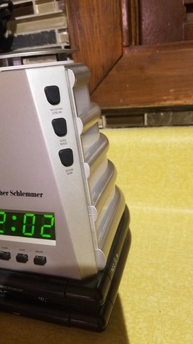 NICE Hammacher Schlemmer Clock Peaceful Progression Remington Aromatherapy Light