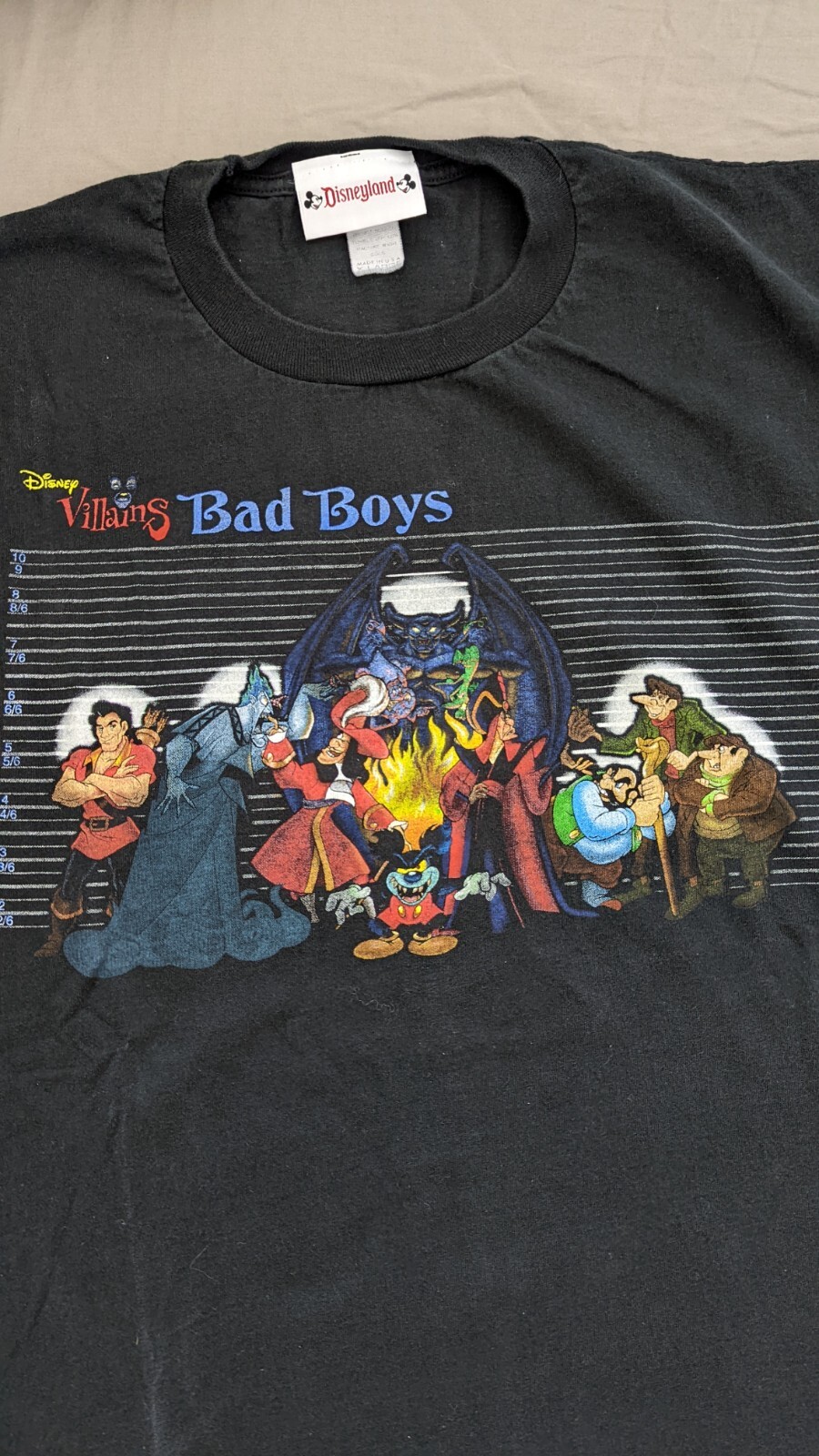 Vintage 90's Disney Villains Bad Boys Shirt Mickey Disney Vintage 90's Disney Villains Bad Boys Shirt Mickey Disney