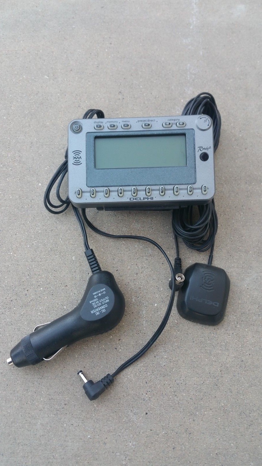 XM Radio Roady 2 with PS, and antenna