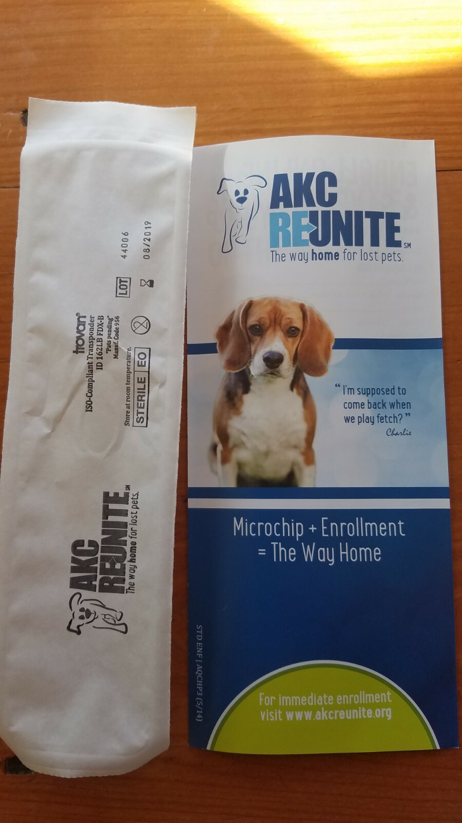 Microchip AKC Reunite Free Shipping