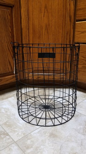 NWT Magnolia Home By Joanna Gaines LARGE Wire Rustic Basket
