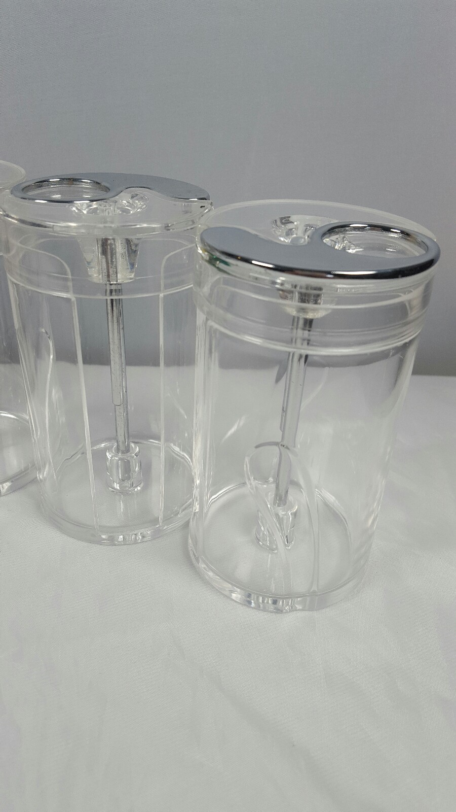 TIE SAVER Tie Storage in Reusable Package SET OF 3 CLEAR PLASTIC TIE SAVERS