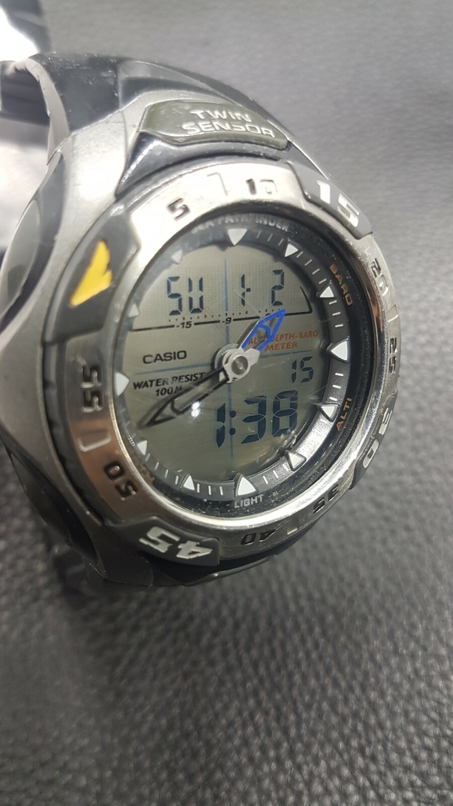 CASIO WRISRWATCH SEA-PATHFINDER SPF-60 ALTI-DEPTH-BAROMETER CASIO WRISRWATCH SEA-PATHFINDER SPF-60 ALTI-DEPTH-BAROMETER