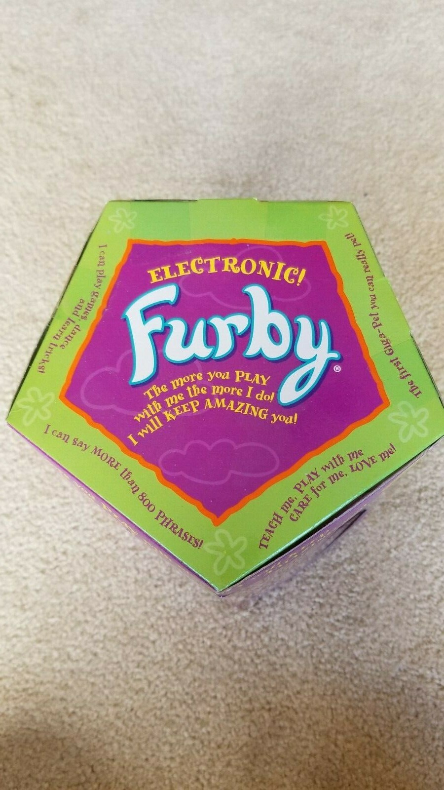 NIB Tiger Electronics 1999 Electronic Furby Model 70-800 Never Opened