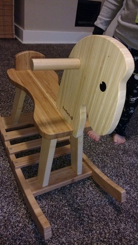 Everearth by Maxim Bamboo Rocking HORSE~Non-Toxic WOOD! Adorable