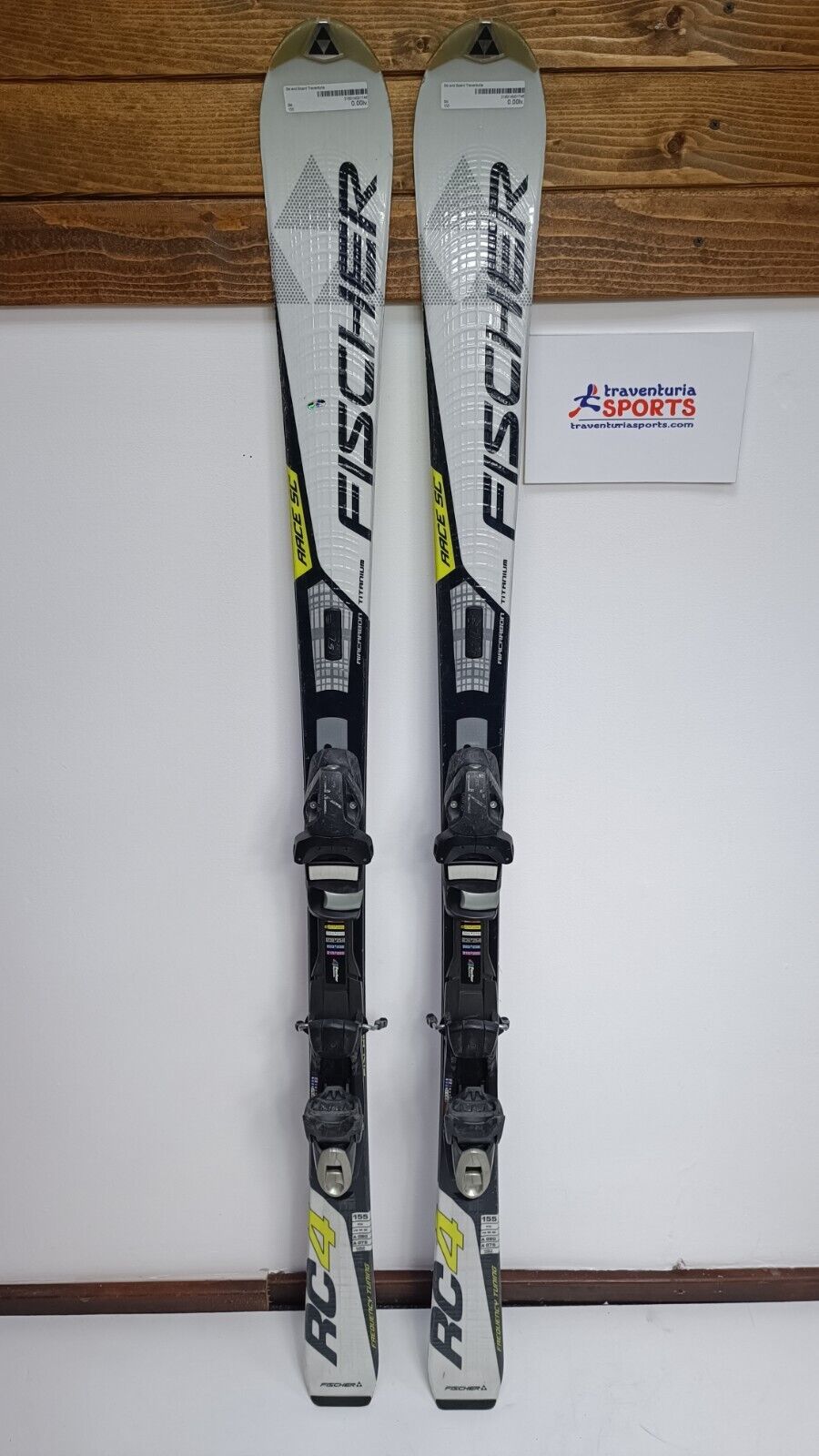 Fischer Race SC RC4 155 cm Ski +Elan 7.5 Bindings Winter Fischer Race SC RC4 155 cm Ski +Elan 7.5 Bindings Winter