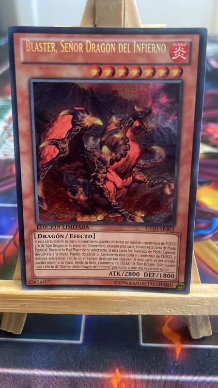Blaster, Drachenherrscher Der Infernos Ct10-Sp002 Secret Rare Spa Nm Yu-Gi-Oh!