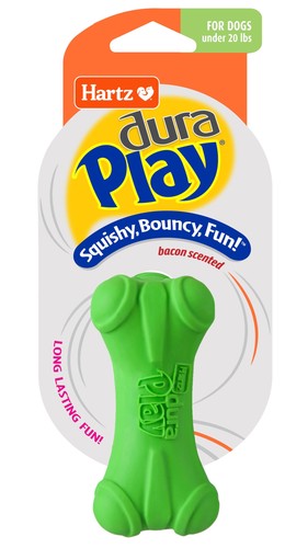 Hartz Dura Play Bacon Scented Bone Dog Toy - Small (Pack of 1)