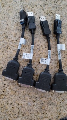 Genuine HP DVI Display Port Cable Adapter Plug HPK-481409-002 **Lot of 4**