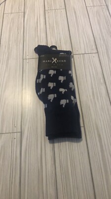 Marc Ecko Cut Sew Socks-Like Button Pattern- Brand New 