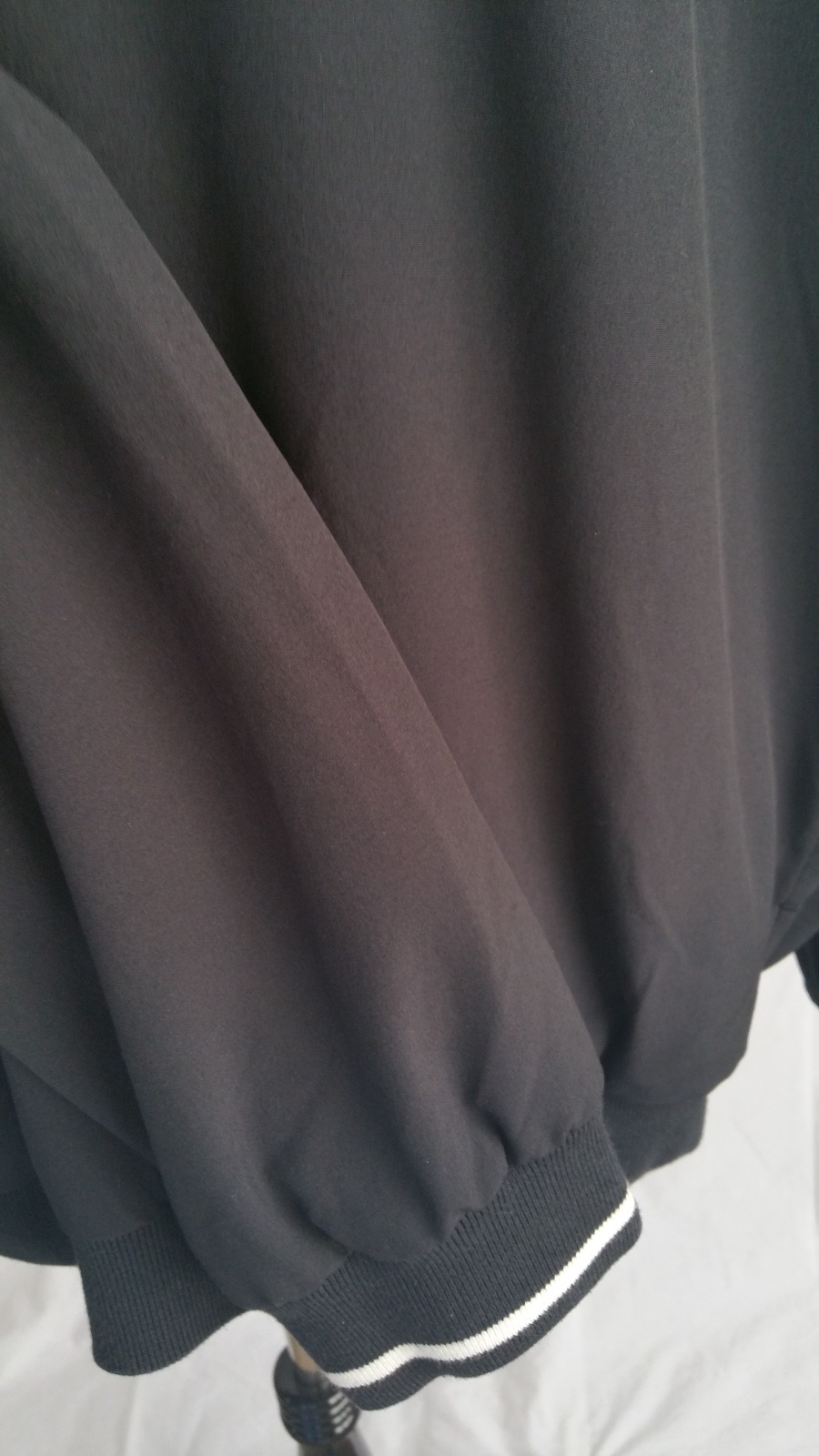 NASCAR Men's Black XL V-Neck Pulloever Jacket/Coat Gear For Sports Flex Action