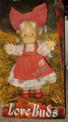 NEW IN BOX VINTAGE 1976 10'' Knickerbocker ''Love Buds'' Doll ''Billie'' 