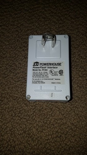 X-10 POWERHOUSE POWERFLASH INTERFACE MODEL PF284 HOME AUTOMATION