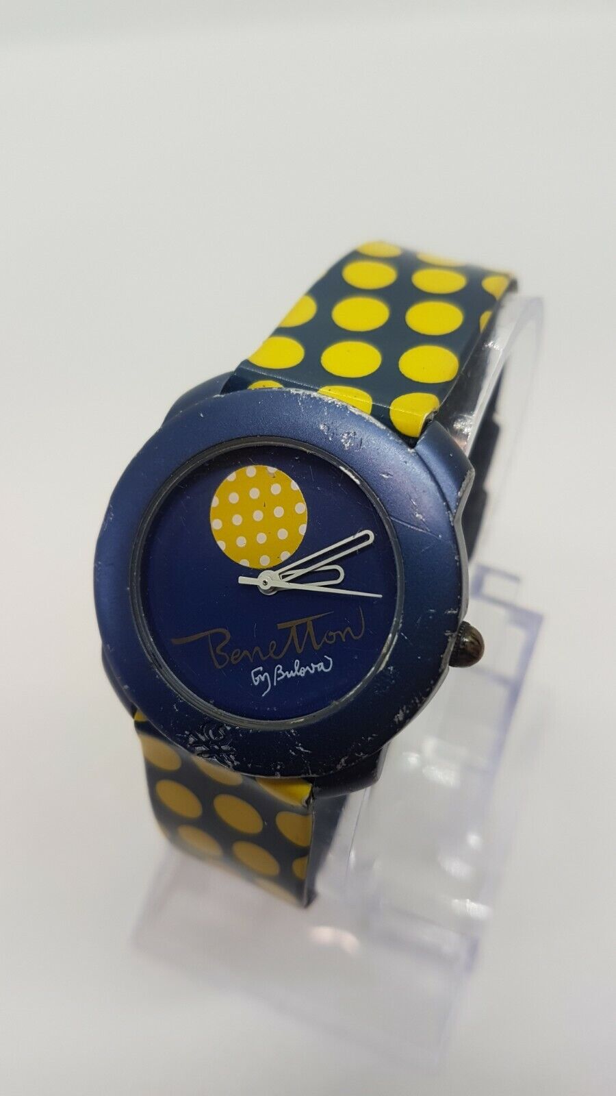 Benetton By Bulova Designer Watch For men and women Blue and Benetton By Bulova Designer Watch For men and women Blue and